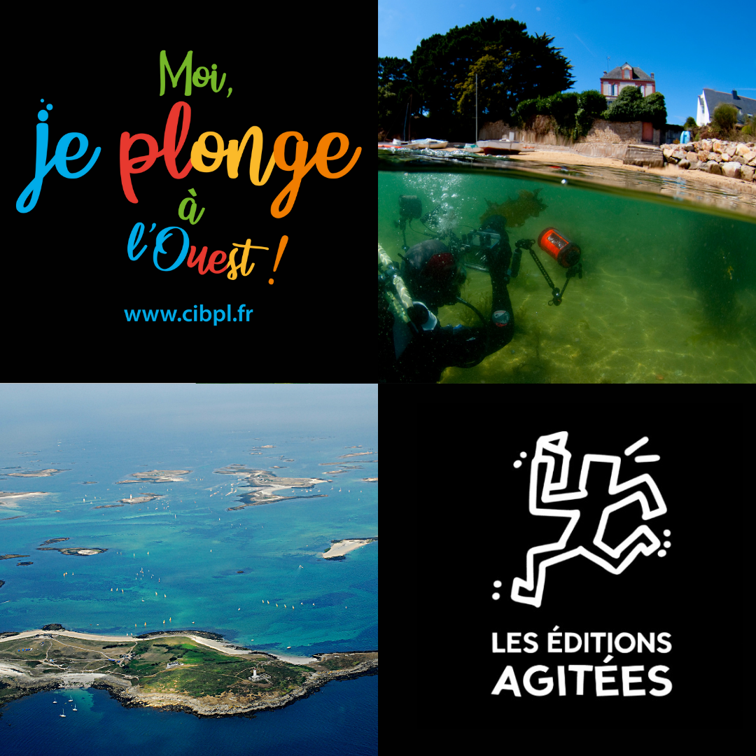 "Moi, je plonge à l'Ouest !" et Les Editions Agitées s'associent pour un livre plongée