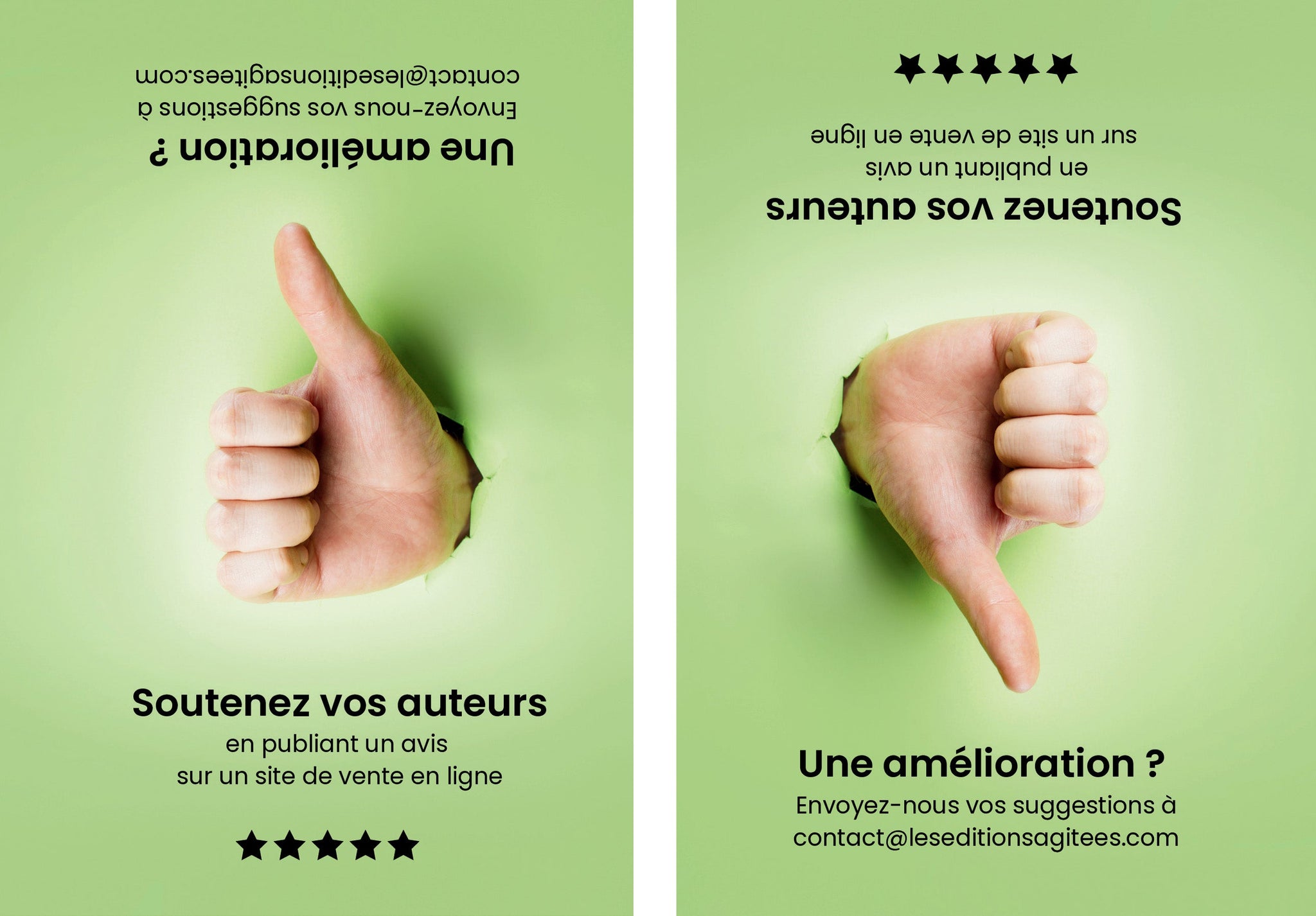 Soutenez le travail de nos auteurs en laissant une note en ligne