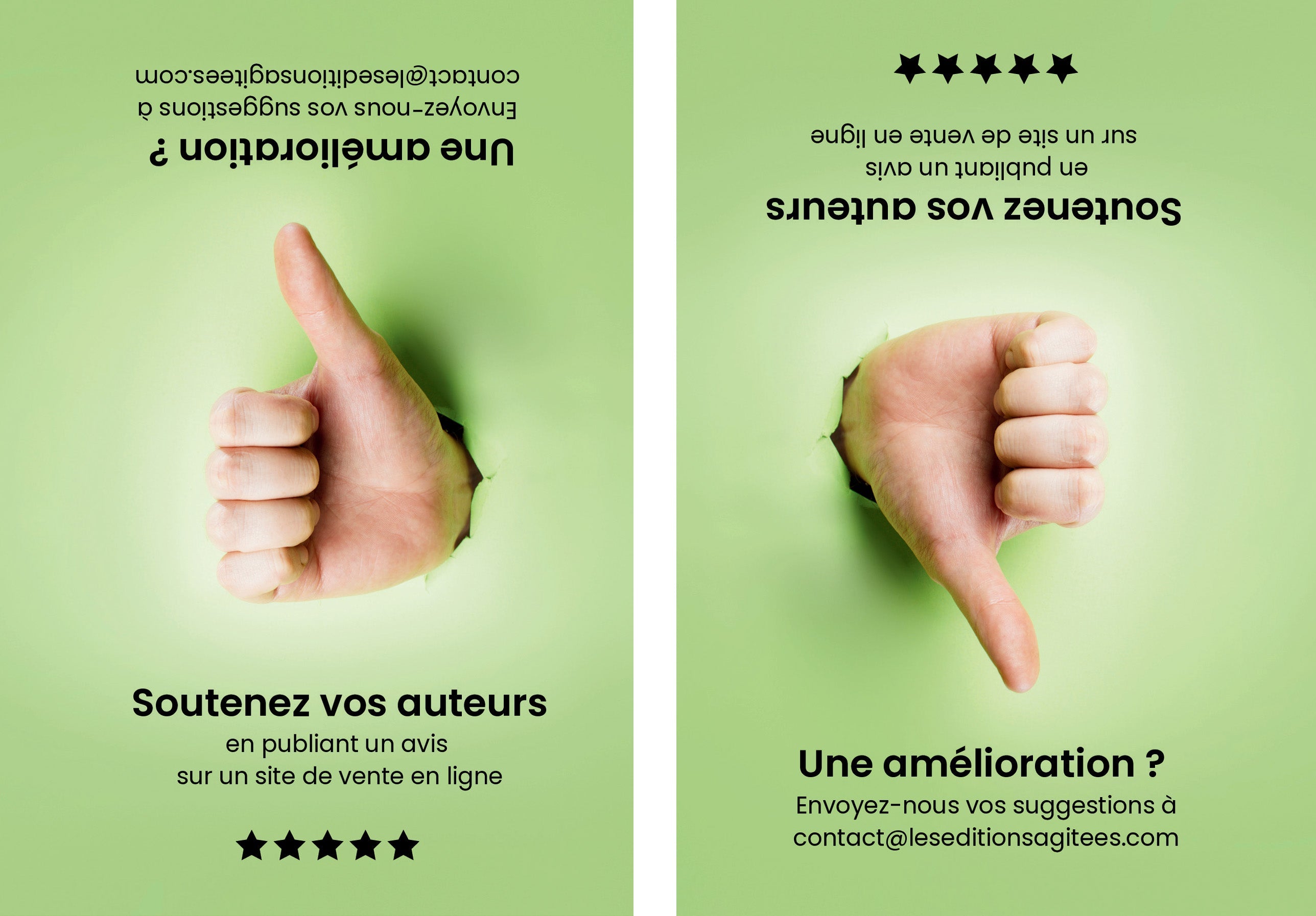 Soutenez le travail de nos auteurs en laissant une note en ligne