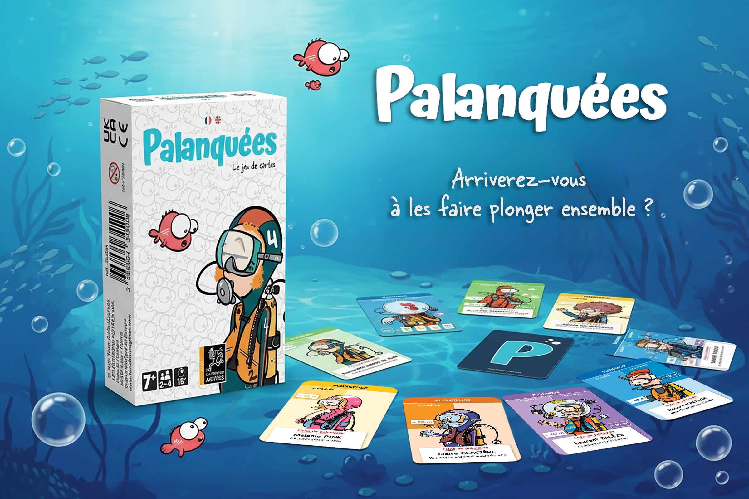 Palanquées :  Une approche volontairement lisible et jouable de la plongée