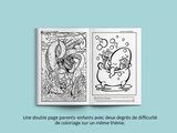 Pages de coloriage adulte-enfant