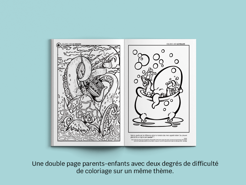 Pages de coloriage adulte-enfant