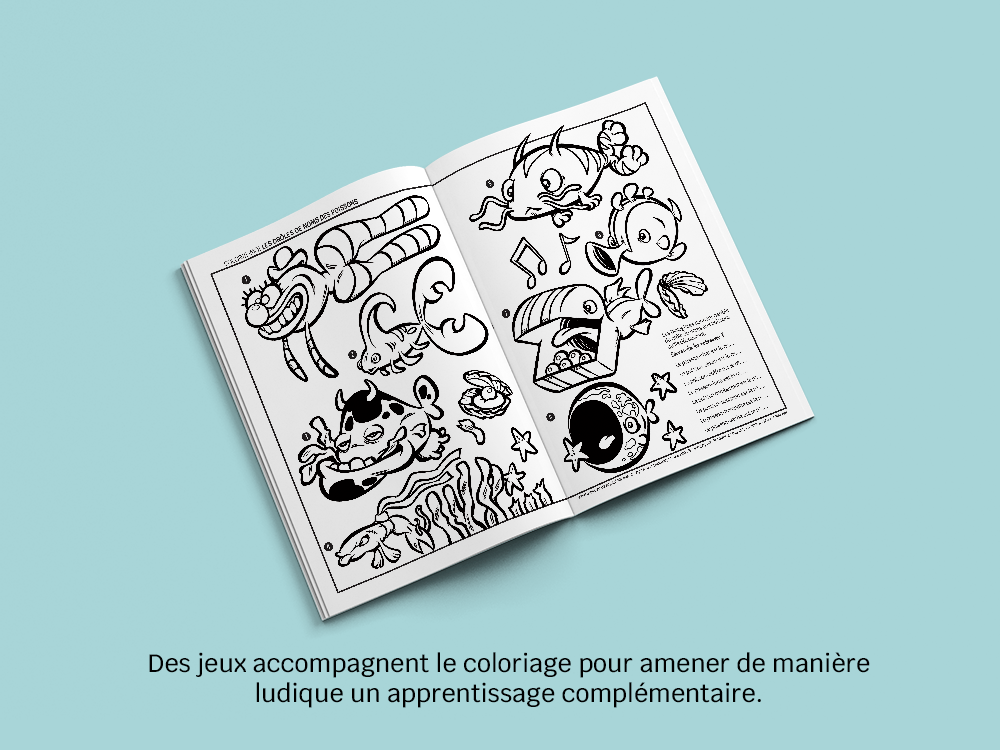 Pages de coloriage avec jeux