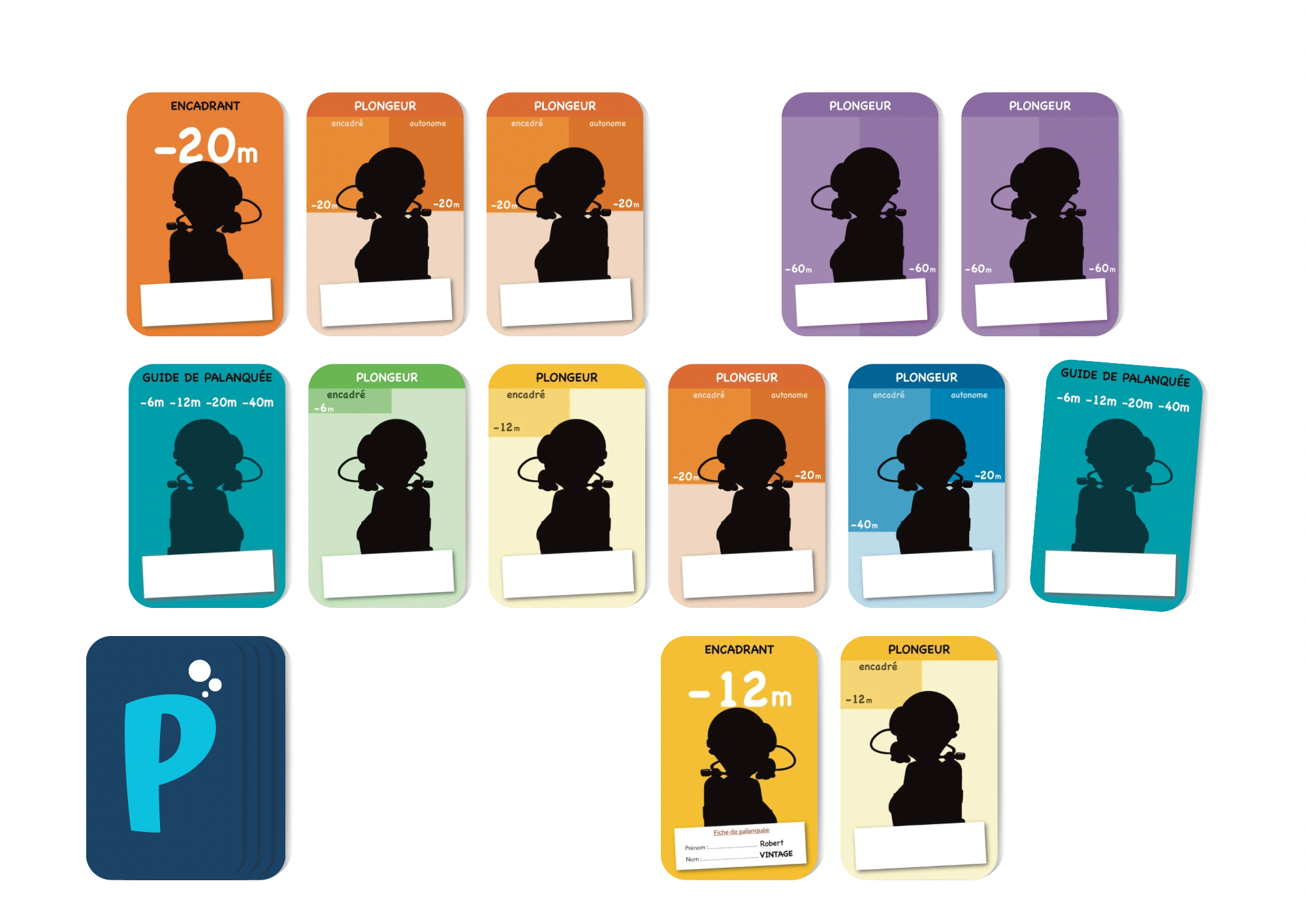 Jeu de cartes Palanquées