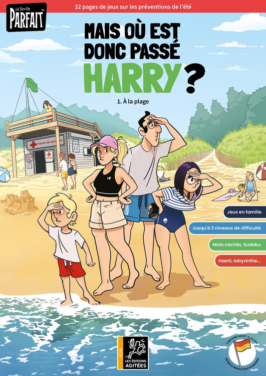 But where has Harry gone? 1. At the beach
