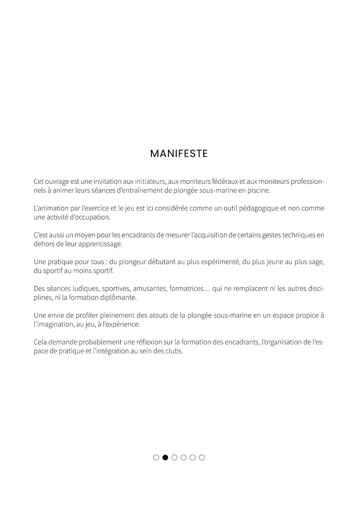 1 année d’entraînement de plongée subaquatique en piscine - Exercices et jeux