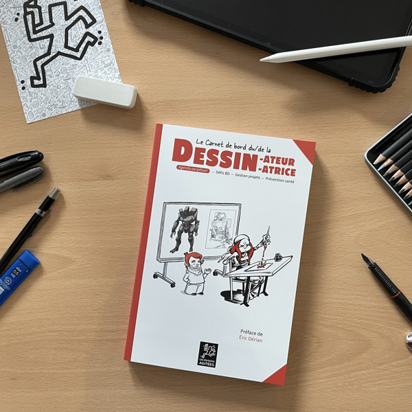 Le Carnet de bord du dessinateur, de la dessinatrice - Agenda perpétuel