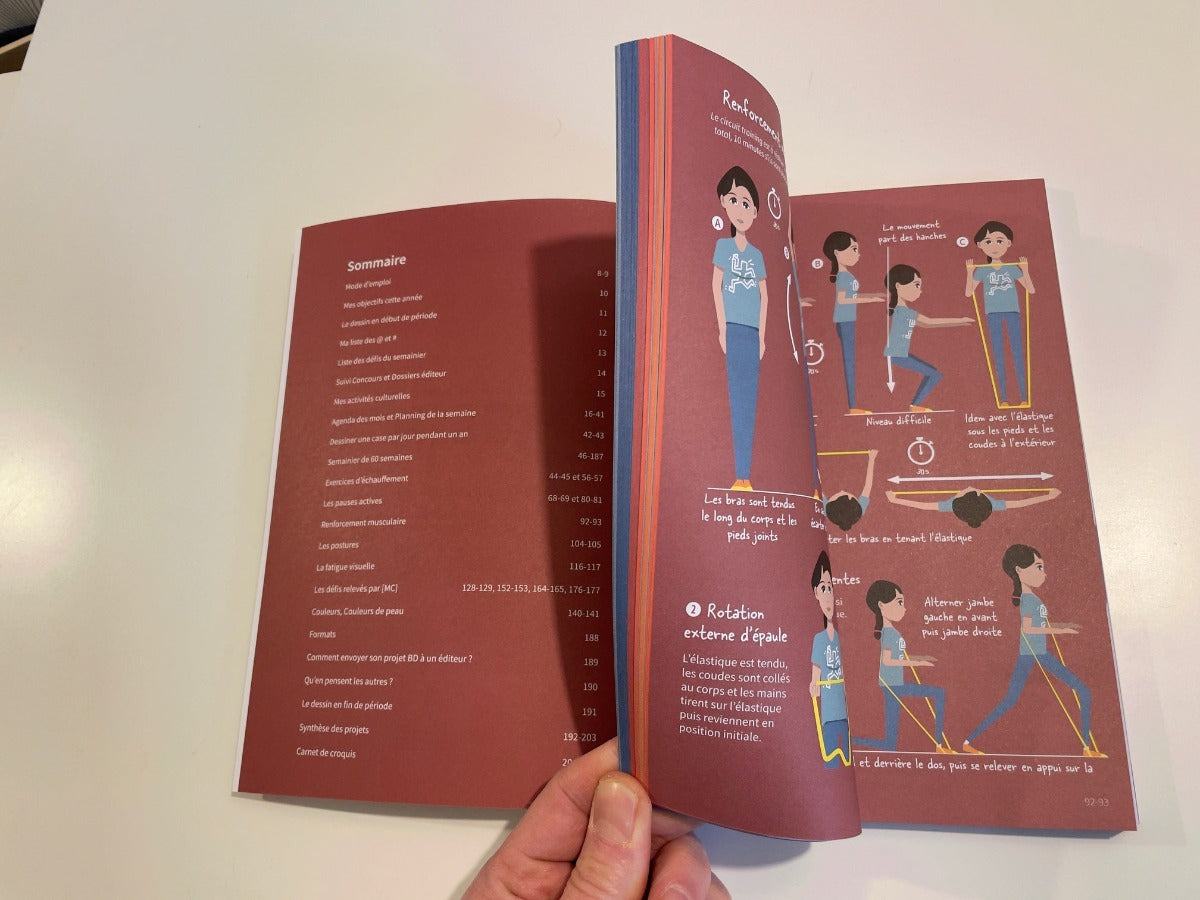 Le Carnet de bord du dessinateur, de la dessinatrice - Agenda perpétuel