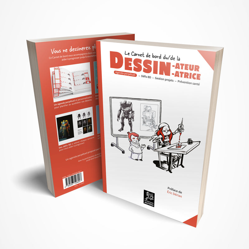 Le Carnet de bord du dessinateur, de la dessinatrice - Agenda perpétuel